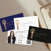 Modern professioneel onroerend goed te koop QR-cod Spandoek