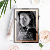 Artistieke Afstuderen Folie Uitnodiging