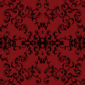 Rood- en zwarte-zwijn Gothic Weddenschap Tafelkleed