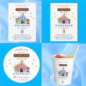 Grote Top Kom Een Kom Alle Circus Verjaardagsfeest Papieren Bordje