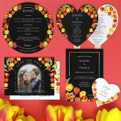 Leuke Feiten Lente Tulp Boho Bloemen Trouwservette Servet