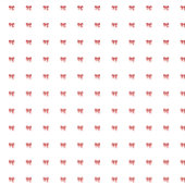 Red Bow Girl Verjaardagsfeestje Kaart