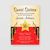 Red Carpet Hollywood Sweet 16 Guest Book Notitieboek