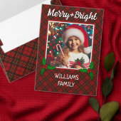 Rode tartan Kerstmis plaid winter feestdagen patro Douchegordijn (Personaliseer de collectie van deze zelfstandige maker.)