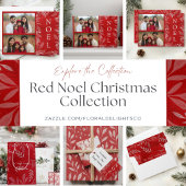 Rood "Noel"-retouradres Etiket
