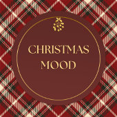 Red Plaid  Etiket