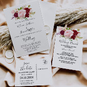 Tropische en Romantische alfabetische zetgrafiek Poster