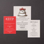 Rode Vintage Truck Menu (Personaliseer de collectie van deze zelfstandige maker.)