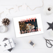 Vrolijk kerstfeest waterverf