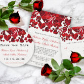 Red Heart Tree - 100 tot 150 gasten - alfabetisch Poster