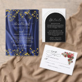 Luxurieus vet de nacht voor het repetitief avondet kaart (Personaliseer de collectie van deze zelfstandige maker.)