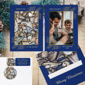 Religieuze Christelijke Kerstmiskerststal Burne-Jo Feestdagenkaart