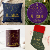 Religieuze Kerstmis, Geboorte van Jezus, Drie Koni Wijn Cadeautas