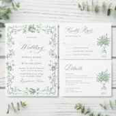 Renaissance  bruiloft Zitting Grafiek Kaart (Personaliseer de collectie van deze zelfstandige maker.)