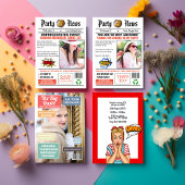 Retro Stropdas en Kleurstof Leggings