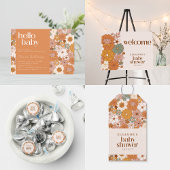 Minimalistisch Boho Retro Vine Baby shower Custom Servet
