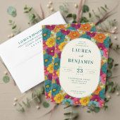 Retro Botanica and Teal Wedding Gastenboek (Personaliseer deze collectie van deze onafhankelijke maker. Test)