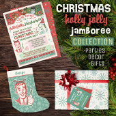 Retro Gingerbread Ugly Xmas Sweater Contest 2e Magneet