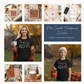 Retro Coquette Friendsgiving dinner Thanksgiving Papieren Bordje