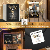 Let's Boogie Men's 60th Birthday Party Kaart