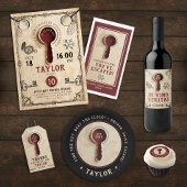 Leuke retro  Escape Room Mystery Papier servet