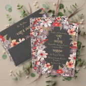 Fantasy Flowers - wedding save the date card (Personaliseer deze collectie van deze onafhankelijke maker. Test)