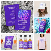 Retro Groovy Bachelorette Bruid Squad Bruidsmeisje T-shirt