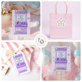 Cute Retro Pastel Ster Kinderverjaardag  Ster Sticker