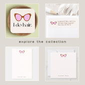 Roze Retro zonnebrillen op maat Post-it® Notes