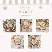 Retro Race Track Two Fast Birthday Servet