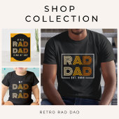 Retro Mijn vader is Rad Kinderen Vaderdag T-shirt