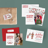 Vrolijk kerstfeest gemaakt met Label voor de klass