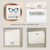 Haar Stylist 60's Retro Zonnebril Notitieblok