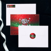 Rhinestones Snowman Holiday Magnet