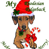 Rhodesian Ridgeback Kerstcadeaus Ornament