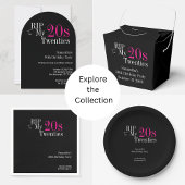 RIP 20s 30th Birthday Party Black Pink Bedankdoosjes