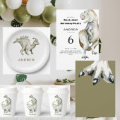 Dinosaurus brullen-wat verjaardagsfeestje Welkom Spandoek