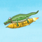 The Rocket Crocodile T-shirt