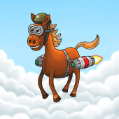 Pony's Raketenrit T-shirt