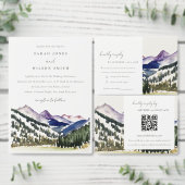 Ontvangst van het Rocky Snow Mountain Landscape We Informatiekaartje (Personaliseer de collectie van deze zelfstandige maker.)
