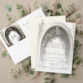 Romantische Boho Botanische Boog Huwelijksgunst Cadeaulabel (Personaliseer deze collectie van deze onafhankelijke maker. Test)