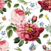 Romantische Elegante Vintage Roze Engelse Rozen Schort