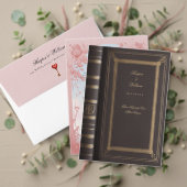 Kasteel sprookje boek Tri-Fold Bruiloft Drieluik Uitnodiging (Personaliseer deze collectie van deze onafhankelijke maker. Test)