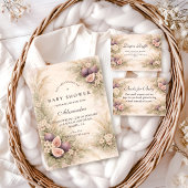 Romantic Fig Orchard Baby Shower Kaart