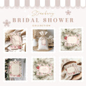 Romantisch Garden Berry Vrijgezellenfeest Bedankkaart