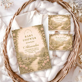 Romantic Garden Estate Diapper Raffle Informatiekaartje