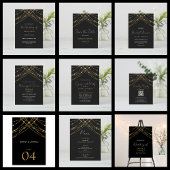 Romantische gouden string bruiloft Verloving Kaart