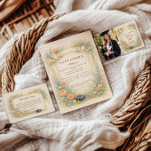 Romantic Pastel Graduation Party RSVP Kaartje