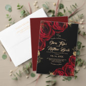 Rode Rozen Bloem bruiloft Ronde Sticker (Personaliseer deze collectie van deze onafhankelijke maker. Test)
