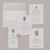 Tijdloos, neutraal, Romantisch blos roze bruiloft Kartonnen Onderzetters